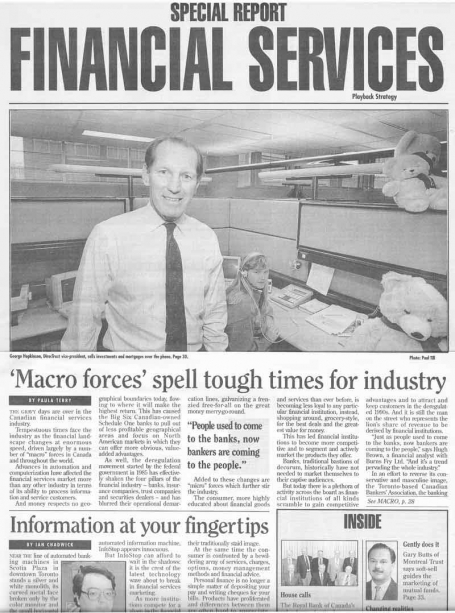 <b>Financial Services &mdash; Strategy magazine</b>