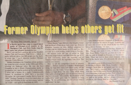 <b>Olympic Medallist &mdash; The Barrie Advance</b>